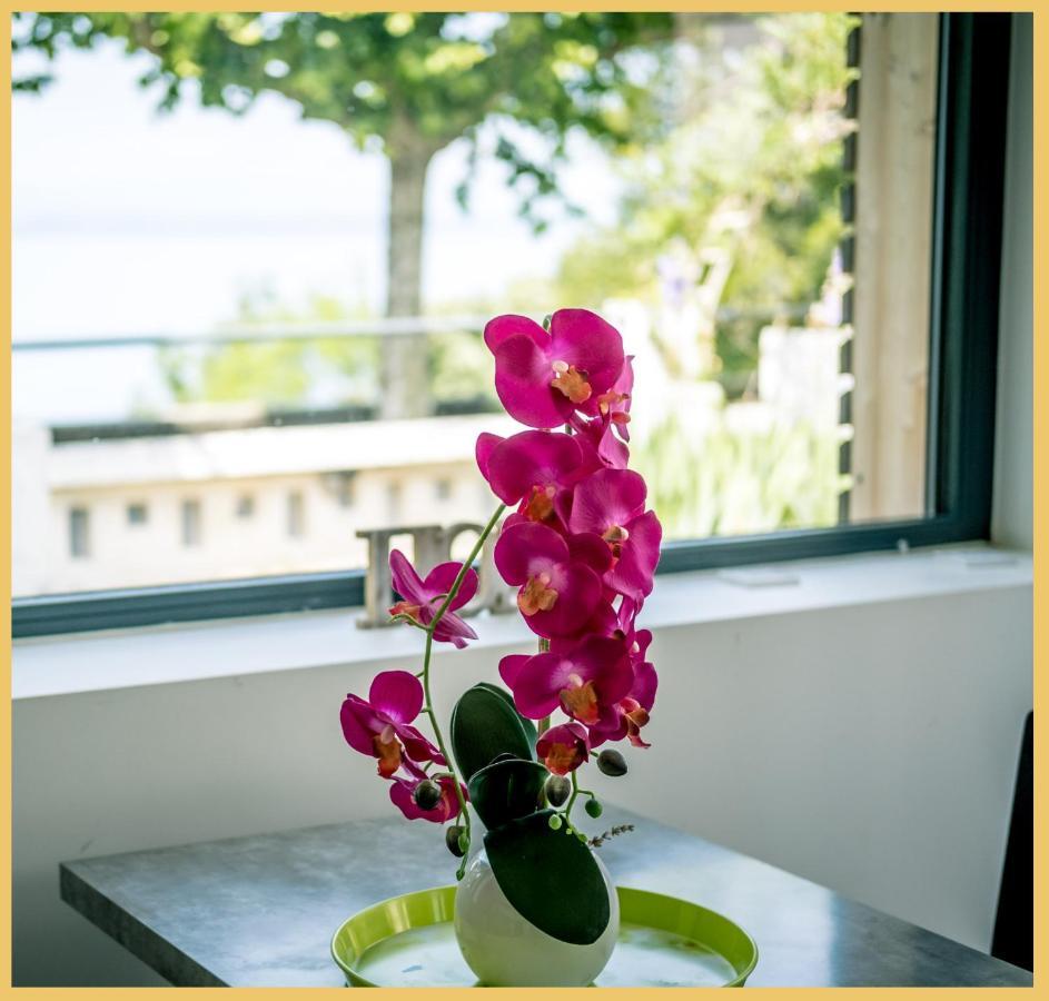 Appartement Cozy 1 Panoramique Lac Leman โทนง-เลส์-แบงส์ ภายนอก รูปภาพ